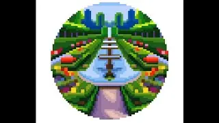 Pixel Art Daily Painting i colored Garden # 585