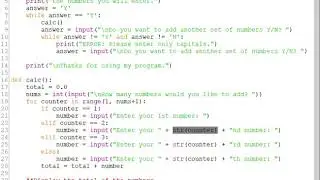 Using input validation in Python (sum of numbers - 2/2)