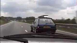 Fiesta XR2 Mk2 the old days at 100mph