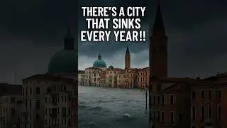 There's a City That Sinks Every Year!😨🏙️