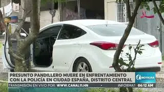 Presunto pandillero muere en enfrentamiento con la polic&iacute;a en Ciudad Espa&ntilde;a, Distrito Central