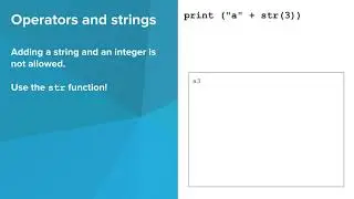 Intro Python- String Operators