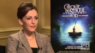 Phillip Siddiq interviews actor Erica Linz for Cirque du Soleil Worlds Away 3D.