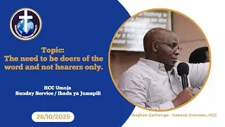 26th October 2025 Sunday service / Ibada ya Jumapili