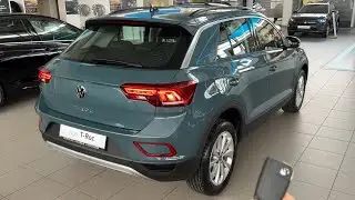 НОВЫЙ Volkswagen T-ROC 2022 - ПОЛНЫЙ ОБЗОР (Life, Petrol Blue, FACELIFT)
