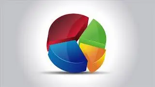 Illustrator CC Tutorial | Graphic Design |  3d Pie Chart