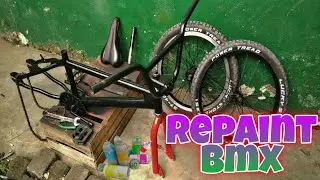 CAT REPAINT SEPEDA BMX. #sepeda #bmx #cat #repaint