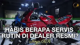 Servis Motor 2 Tak Ninja RR di Dealer Kawasaki Semarang