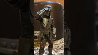 Mandalorian takes helmet off 🤔#stopmotion #ai ￼