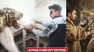 ALPHA CONCEPT MANIPULATION - Photo Editing Tutorial in Picsart | Picsart Photo editing - KR Editing