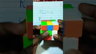 3by3 cube solve trick in 4 moves🤯 #shorts