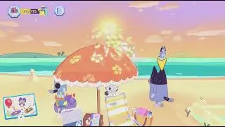 How to Find Leaf Bug: (The Beach) On The Umbrella Location | Bluey: The Videogame