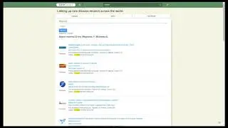 How to navigate the RD-Connect Registry & Biobank Finder - tutorial for end users
