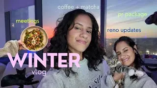Winter in Westchester: meetings, renovation updates, coffee & my first pr package