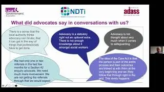 National Advocacy Conf Advocacy in making safeguarding personal Gail Petty, Jane Lawson (incomplete)