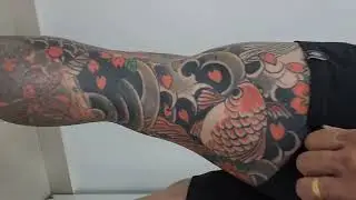 Remoção de Tatuagem cover-up utilizando laser PicoSure, Spectra e ablativo #orientaltattoo