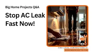 Wet Patch Below AC Unit Fix Vacuum Vinegar Method