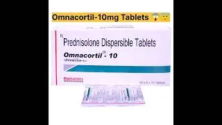 Prednisolone Dispersible 10mg Tablets 😱😇✅ || Omnacortil-10mg Tablets 😇 || #allergicreaction