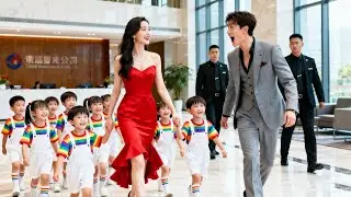 Single Mom Brings 10 GENIUS Kids To Interview...But Cool CEO Fell In Love With Her At First Sight!