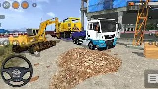 WADIDAW PERMAINAN TRUK TRAILER MAN MUATAN CRANE SUPER PANJANG - GAME BUS SIMULATOR INDONESIA
