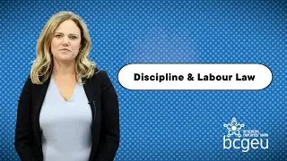 Steward Fundamentals: Discipline & Labour Law