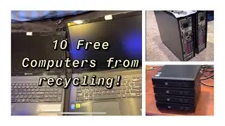 Huge 10 Computer Lot from Recycling, What Did I Get?