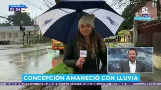 Concepción amaneció con lluvia y una mañana helada. Tu Día, 2022