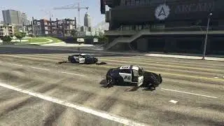 lspd shootout after maze bank robbery