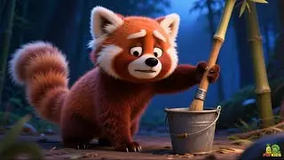 Rusty the Panda's Magical Night Adventure