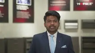 Hafele's Product Category Head - Kitchens at IndiaWood 2022