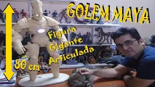 Golem Maya - Figura Gigante Articulada elaborada desde Cero