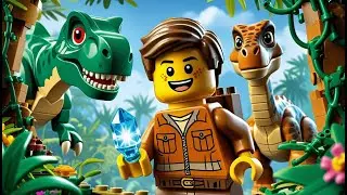 LEGO Dino City Rhyme | Fun Cartoon Video for Kids | Dinosaur Adventure 🦕🎵