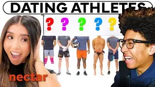 YouKnowNate REACTS TO blind dating 9 athletes by body | versus 1