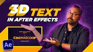 Create Dynamic 3D Text in After Effects | Adobe Video x @filmriot
