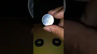 Battery🔋power and magnetic 🧲 power experiments - 2 Rupees Coin