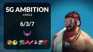 SG Ambition Graves vs Kindred JUNGLE - KR MASTER Patch 13.13