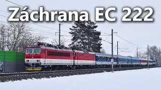 Vl&aacute;čkaři jsou u toho | Z&aacute;chrana EC 222 u &Scaron;těp&aacute;nova! (18. 12. 2022)