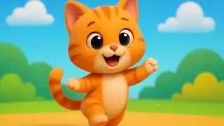 Meow Meow Billi Karti Hai 🐾 | Adorable Cat Cartoon Song | Hindi Kids Rhymes | Bright 3D Animation