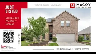 For Sale $475,000 - 1021 English Ivy Drive, Prosper, TX 75078