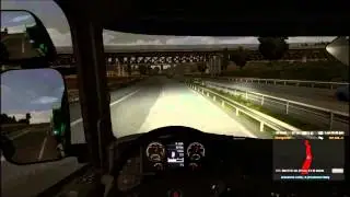 Euro Truck Simulator  2 driving Sheffield - Edinburgh (GB)