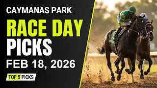 Caymanas Park | TOP 5 PICKS | February 18, 2026