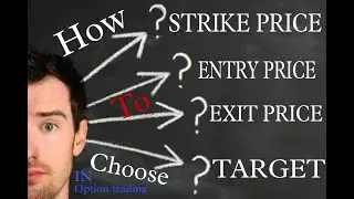 which strike price to buy | how to choose target | how to choose stop loss | where to entry and exit