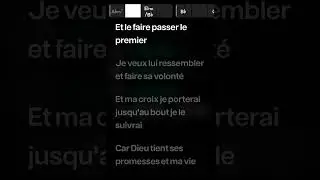 Playback - Je veux marcher dans l’amour - Avec moises