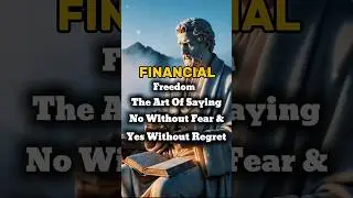 FINANCIAL FREEDOM: THE ART OF SAYING 'NO' WITHOUT FEAR & 'YES' WITHOUT REGRET