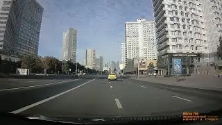 На машине по Москве. От улицы Воздвиженка до улицы Павловская. Сентябрь 2022