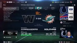 Commanders @ Dolphins M26SZN3