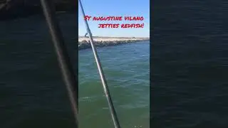 St Augustine Vilano Jetties Redfish with Live Shrimp