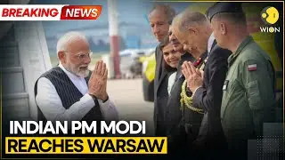 PM Modi’s Poland Visit: Indian Prime Minister Narendra Modi arrives in Warsaw | Breaking News | WION