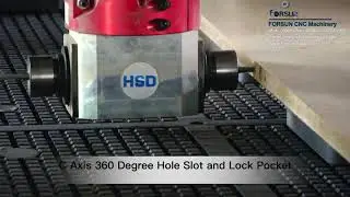 Forsun CNC Router with C axis and Duo Aggregate for Wood Engraving