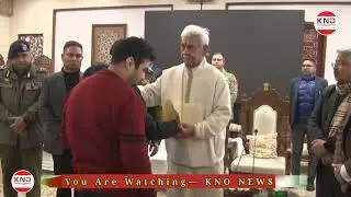 Nowgam Accidental Blast: LG Sinha meets families of martyrs, hands over appointment letters to NOKs